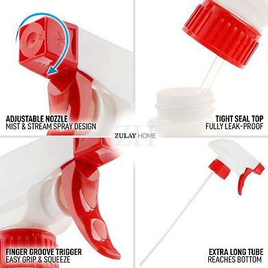 Leakproof Cleaning Spray Bottle Set (4 Pack 24oz)