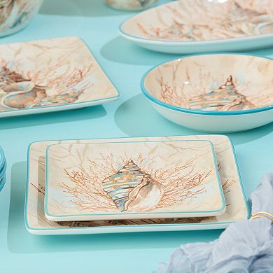 Certified International 4-pc. Escape to the Sea Salad Plate Set