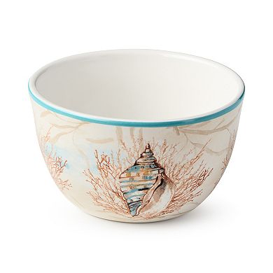 Certified International 4-pc. Escape to the Sea Ice Cream Bowl Set