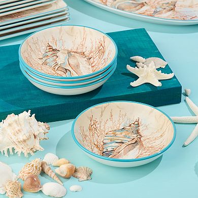 Certified International 4-pc. Escape to the Sea Soup Bowl Set