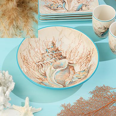 Certified International Escape to the Sea Serving Bowl