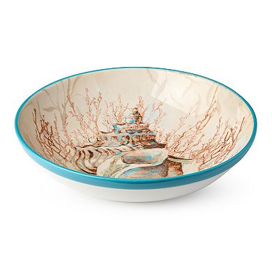 Certified International Escape to the Sea Serving Bowl