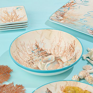 Certified International Escape to the Sea Serving Bowl