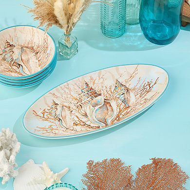 Certified International Escape to the Sea Fish Platter