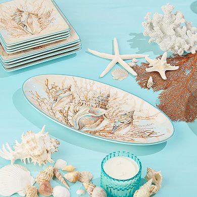 Certified International Escape to the Sea Fish Platter