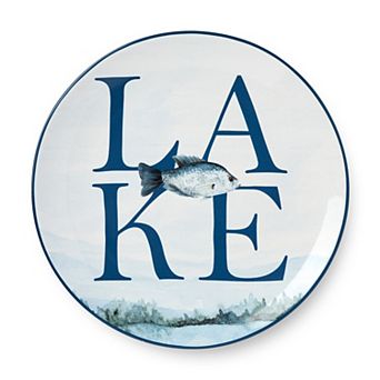 Certified International 4 pc Wake at the Lake Dinner Plate Set