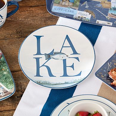 Certified International 4-pc. Wake at the Lake Dinner Plate Set