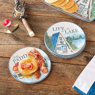Certified International Wake at the Lake 4-pc. Salad Plate Set