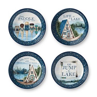 Certified International 4 pc Wake at the Lake Soup Bowl Set