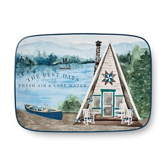 Certified International Wake at the Lake Rectangle Platter