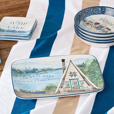 Certified International Wake at the Lake Rectangle Platter