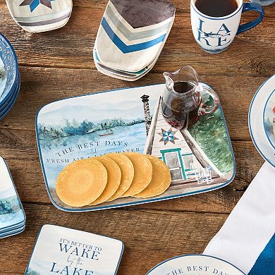 Certified International Wake at the Lake Rectangle Platter