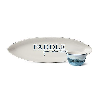 Certified International 2-pc. Wake at the Lake Chip n' Dip Platter