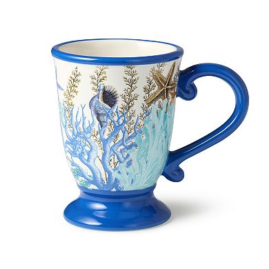 Certified International 4-pc. Blue Lagoon Mugs