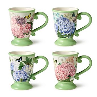 Certified International 4 pc Garden Path Mugs