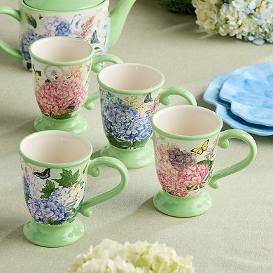 Certified International 4-pc. Garden Path Mugs
