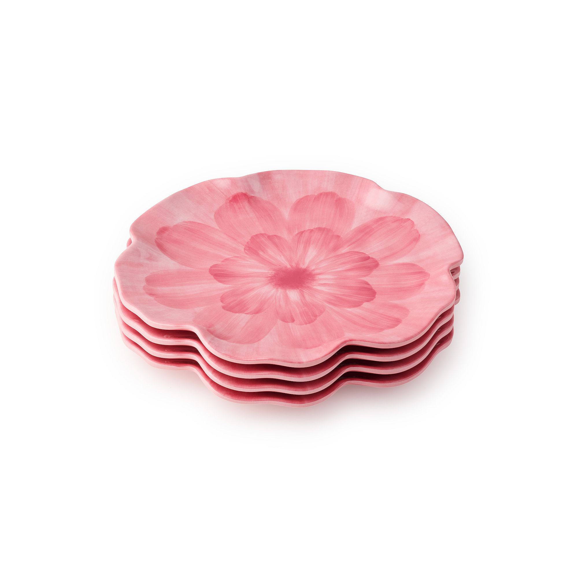 Certified International 4-pc. Wild Flower Pink Dinner Plates, Multi