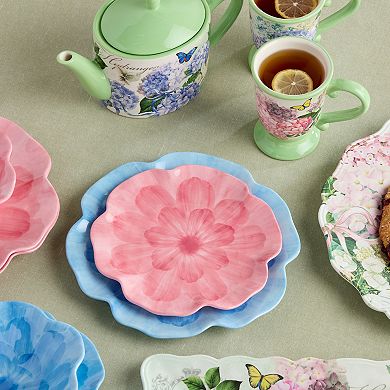 Certified International Wild Flower Set of 4 Salad Plates