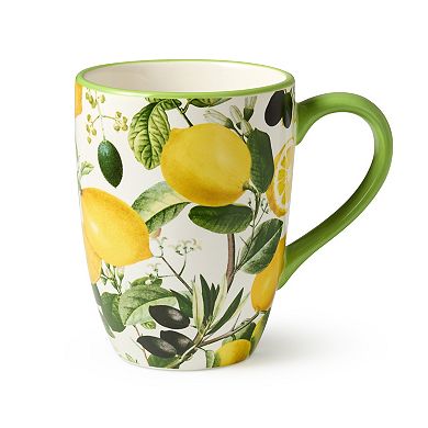 Certified International 4-pc. Limone Mugs