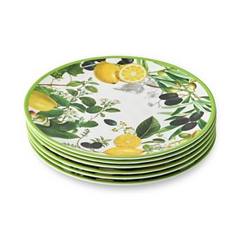 Certified International Limone 6 pc Dinner Plates