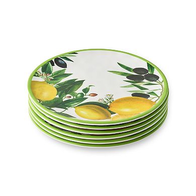 Certified International 6-pc. Limone Salad Plates