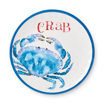 Certified International Beach House Crab Salad Plates Set of 6