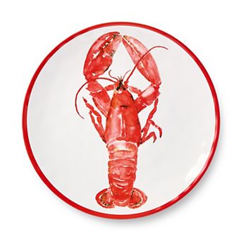Certified International Beach House Lobster Dinner Plates Set of 6