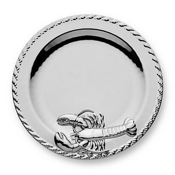 Certified International Silver Plated Lobster Round Platter