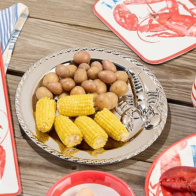 Certified International Silver Plated Lobster Round Platter