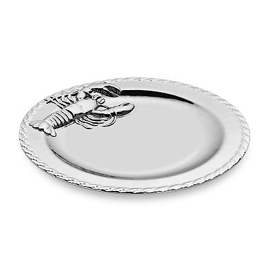 Certified International Silver Plated Lobster Round Platter