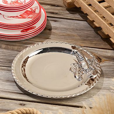 Certified International Silver Plated Lobster Round Platter