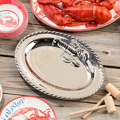 Certified International Silver Plated Lobster Oval Platter