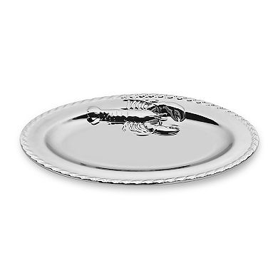 Certified International Silver Plated Lobster Oval Platter