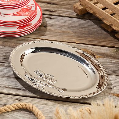 Certified International Silver Plated Lobster Oval Platter