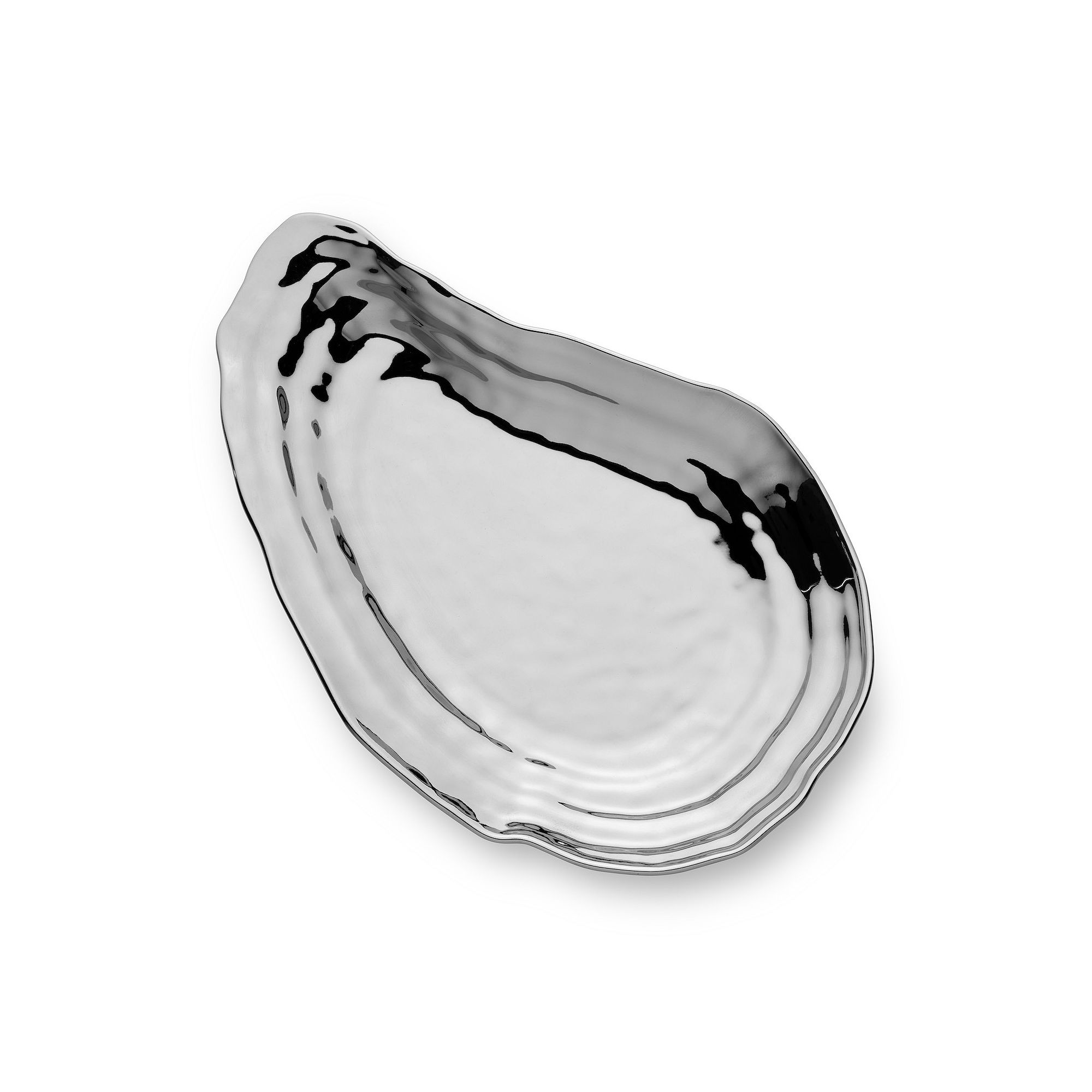 Certified International Silver Plated Oyster Platter, Multi
