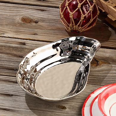 Certified International Silver Plated Oyster Bowl