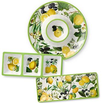 Certified International Limone 3 pc Hostess Set