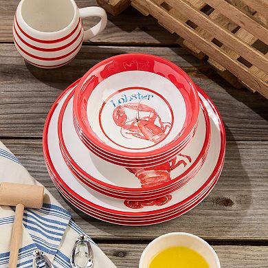 Certified International Beach House Lobster 12-pc. Dinnerware Set