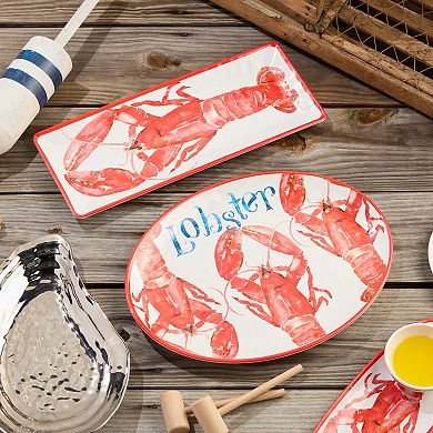 Certified International Beach House Lobster 2-pc. Platter Set