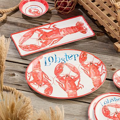 Certified International Beach House Lobster 2-pc. Platter Set