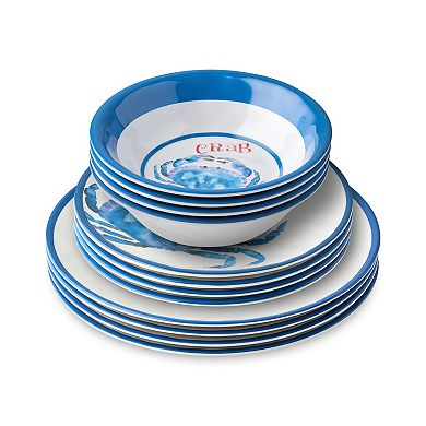 Certified International BeachHouse Crab 12-pc. dinnerware set