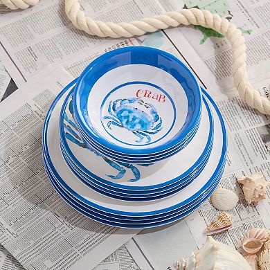 Certified International BeachHouse Crab 12-pc. dinnerware set