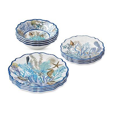 Certified International Blue Lagoon 12-pc. Dinnerware Set