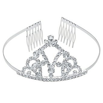 Vieste Silver Tone Sparkly Hand Made Tiara