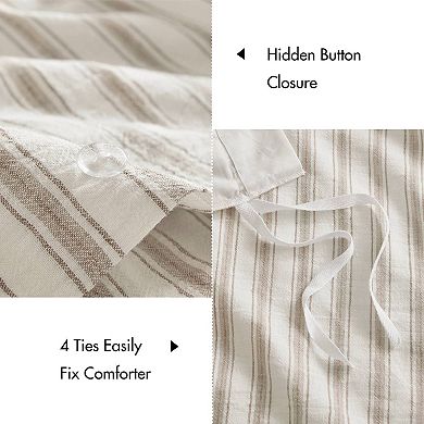 Madison Park Cora 3-piece Duvet Cover Set