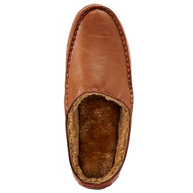 KingSize Men's Fur-Lined Clog Slippers