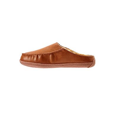 KingSize Men's Faux Fur-Lined Clog Slippers