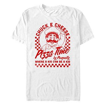 Men's Chuck E. Cheese Pizza Time By Pasqually Graphic Tee