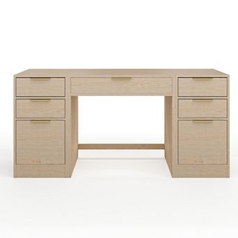 Martha Stewart Modular 1 Drawer Desk & Dual 3 Drawer File Cabinets