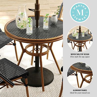 Martha Stewart 31" Round All-Weather Patio Bistro Dining Table